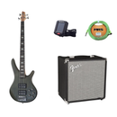 PAQUETE Bajo Activo 4 cuerdas Symphonic Y Fender Ruble 25 Watts