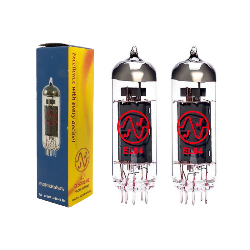 Par de Válvulas JJ EL84 / 6BQ5 para amplificador de guitarra