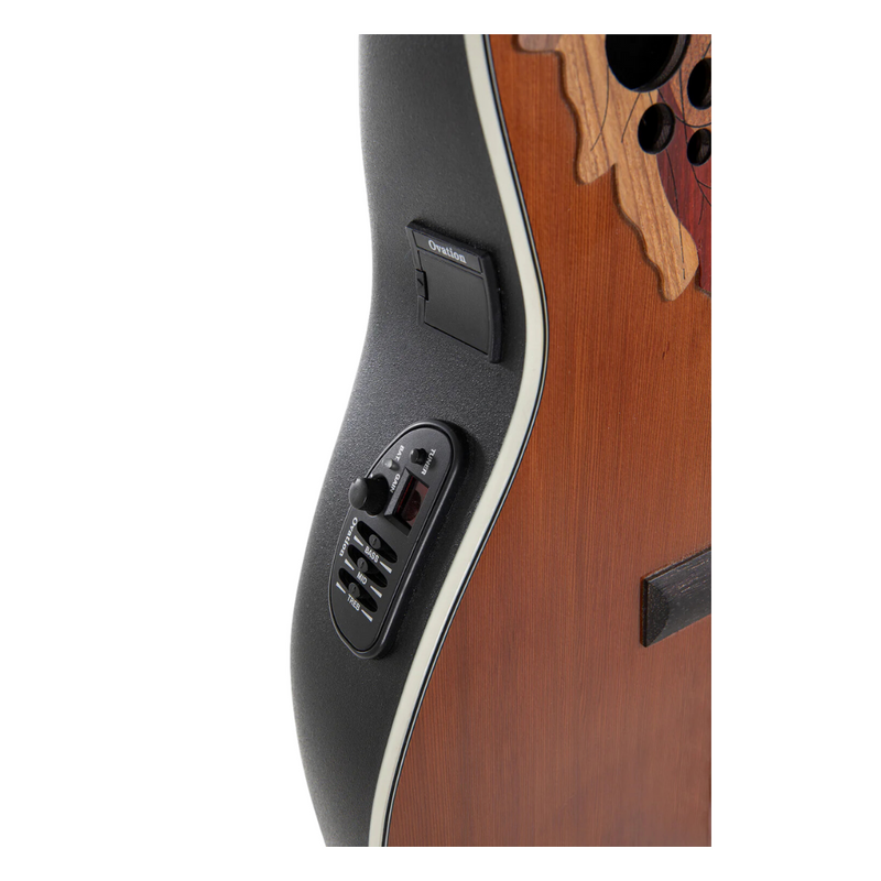 Preamplificador OP4BT con ecualizador y afinador integrado en guitarra Ovation CE44C-4A-G