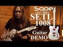 Demo de la guitarra SQOE SETL 1008 Red Devil