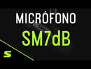 SHURE SM7DB Microfono dinamico con preamplificador para podcast