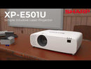 Videoproyector Láser Sharp XP-E501U-W 5000 lúmenes WUXGA 3LCD – Profesional