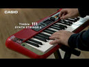demo de teclado casio CT-S200RD color rojo