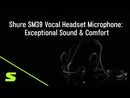 SHURE SM39 Microfono de diadema para voz