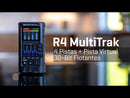 Grabadora Portátil Multitrack Zoom R4