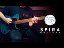 GUITARRA SPIRA GUITARS ELECT. T-450 TRANSPARENT BLUE