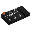 vista lateral Procesador de efectos NUX MG-400 para guitarra eléctrica con doble DSP y pantalla a color