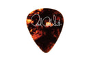 Púa PRS de celluloide Black Pearloid Heavy con logo Eagle