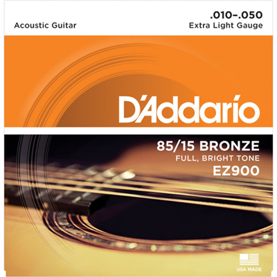 Cuerdas D'addario EZ900 Guitarra Acustica Metal Calibre .10-.50