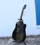 Takamine GD30CE-12 BLK | Docerola con Refuerzo Bridge Doctor OUTLET