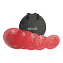 Set De Platillos Silent Color Rojo