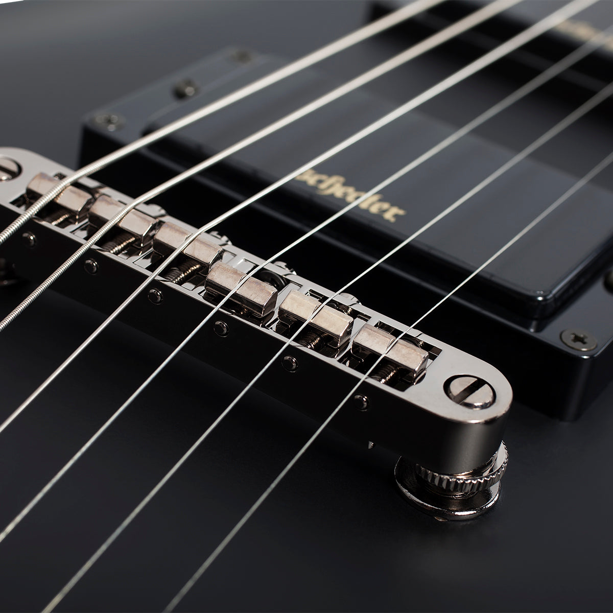 Schecter Demon‑6 | Aged Black Satin Guitarra Eléctrica Activa para