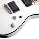 Pastillas activas Schecter Diamond HB‑105S en la Demon‑6 color vintage white