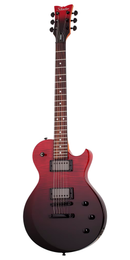 Vista frontal completa de la guitarra eléctrica Schecter Diamond Solo-II