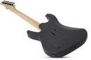 vista trasera schecter sun valley super shredder satin black