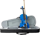 Violín Cremona SV-75 azul para Estudiante con Estuche y Arco
