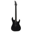 Guitarra eléctrica SQOE SEIB300 BKS en acabado negro mate.
