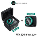 Vista frontal del receptor Swiff WX520R con pantalla OLED