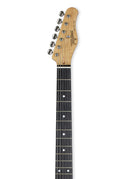 Puente tremolo cromado de 2 pivotes y clavijas con bloqueo en Tagima Grace 700 Honey Burst
