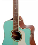 Guitarra Tagima SWELL-EQ-TQG con tapa de abeto y fondo de Sapeli para sonido equilibrado