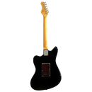 Vista trasera del cuerpo negro de la guitarra eléctrica Tagima TW-61 Jaguar