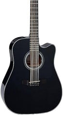 Takamine GD30CE-12 Dreadnought de 12 cuerdas en acabado negro brillante