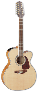 Takamine GJ72CE-12 NAT guitarra electroacústica Jumbo de 12 cuerdas.