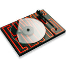 tornamesa pro-ject elvis edicion especial con iluminacion led y plato de vidrio