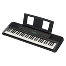 Panel de controles y pantalla LCD del teclado Yamaha PSR-E283