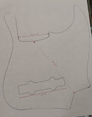Pickguard jazz bass 5 cuerdas