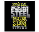 Cuerdas guitarra eléctrica Ernie Ball slinky stainless steel 2246
