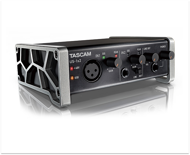 Interface de grabación Tascam US-1X2