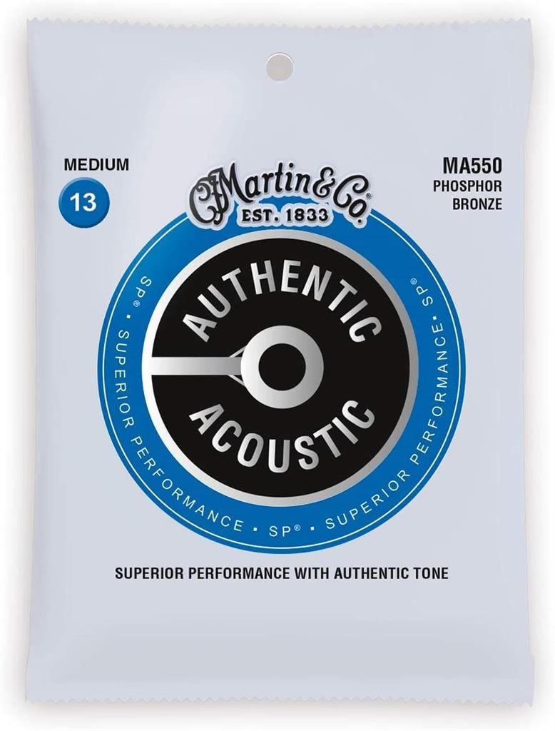 Cuerdas martin Authentic 13 Medium MA550