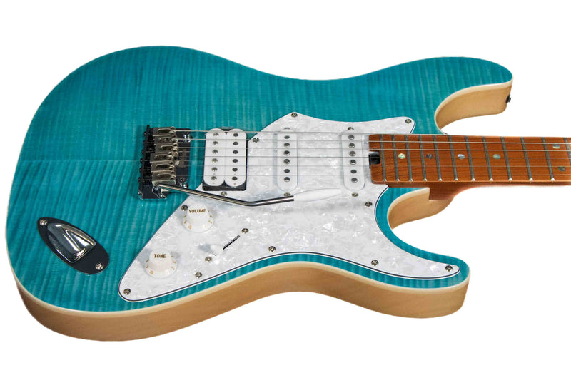 Guitarra Eléctrica Aria Pro II 714-MK2 TQBL Azul Turquesa