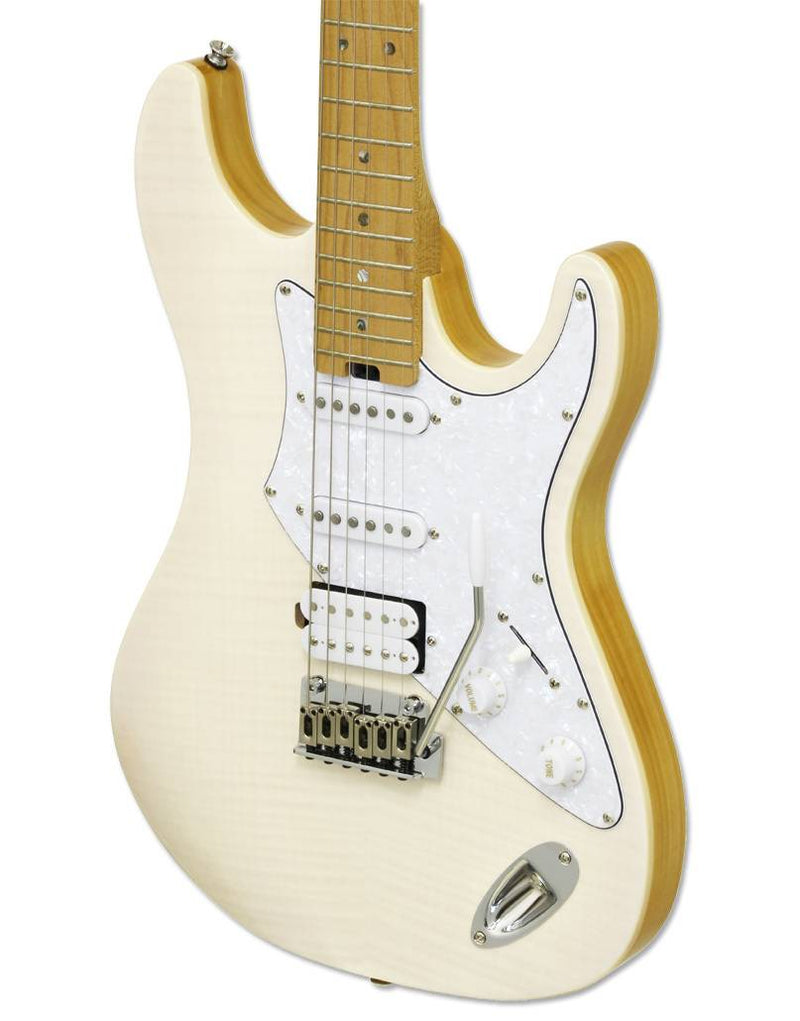 Guitarra Eléctrica Aria Pro II 714-MK2 MBWH Blanco Mármol