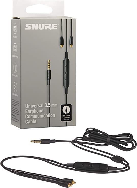 Cable Universal SHURE para Micrófono Remoto para audífonos SE RMCE-UNI