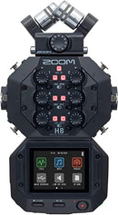Grabadora/Interfaz portátil de 12 pistas, pantalla táctil Zoom ZH8