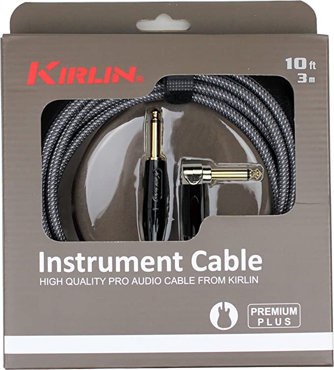 Cable Premium Kirlin Plug 3mt Recubrimieto Tela IWB-202BFGL-10FT
