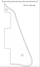 Pickguard Para Les Paul negro