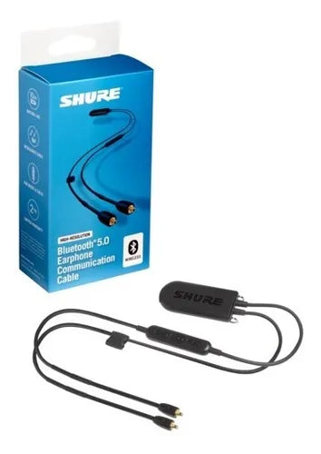 Cable Shure de comunicación Bluetooth 5.0 de alta resolución para auriculares SE RMCE-BT2