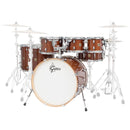 BATERIA GRETSCH S/STANDS CAT. MPL 6+1 PZ WALNUT GLAZE (NOGAL ESMALTE)