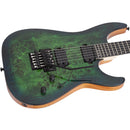 Schecter C6 FR PRO Con Floyd Rose Aqua Burst