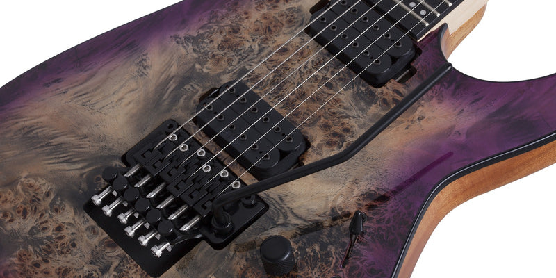 Schecter C6 FR PRO Con Floyd Rose Aurora Burst