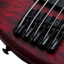 BAJO SCHECTER ELECTRICO STILETTO CUSTOM-5 VAMPYRE RED SATIN