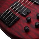 BAJO SCHECTER ELECTRICO STILETTO CUSTOM-5 VAMPYRE RED SATIN