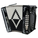 ACORDEÓN MORETTI BOT. MOD. MILAN GCF NEGRO