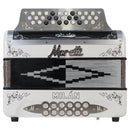 ACORDEÓN MORETTI BOT. MOD. MILAN GCF BLANCO