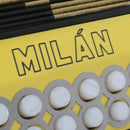 ACORDEÓN MORETTI BOT. MOD. MILAN GCF AMARILLO