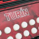 ACORDEÓN MORETTI BOT. MOD. TURIN GCF ROJO