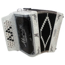 ACORDEÓN MORETTI BOT. MOD. TURIN GCF BLANCO